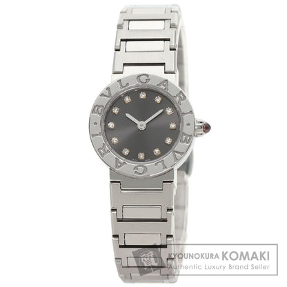 BVLGARI BVLGARI BVLGARI 12P Diamond Watches BB23S Stainless Steel/Stainless Steel Ladies
