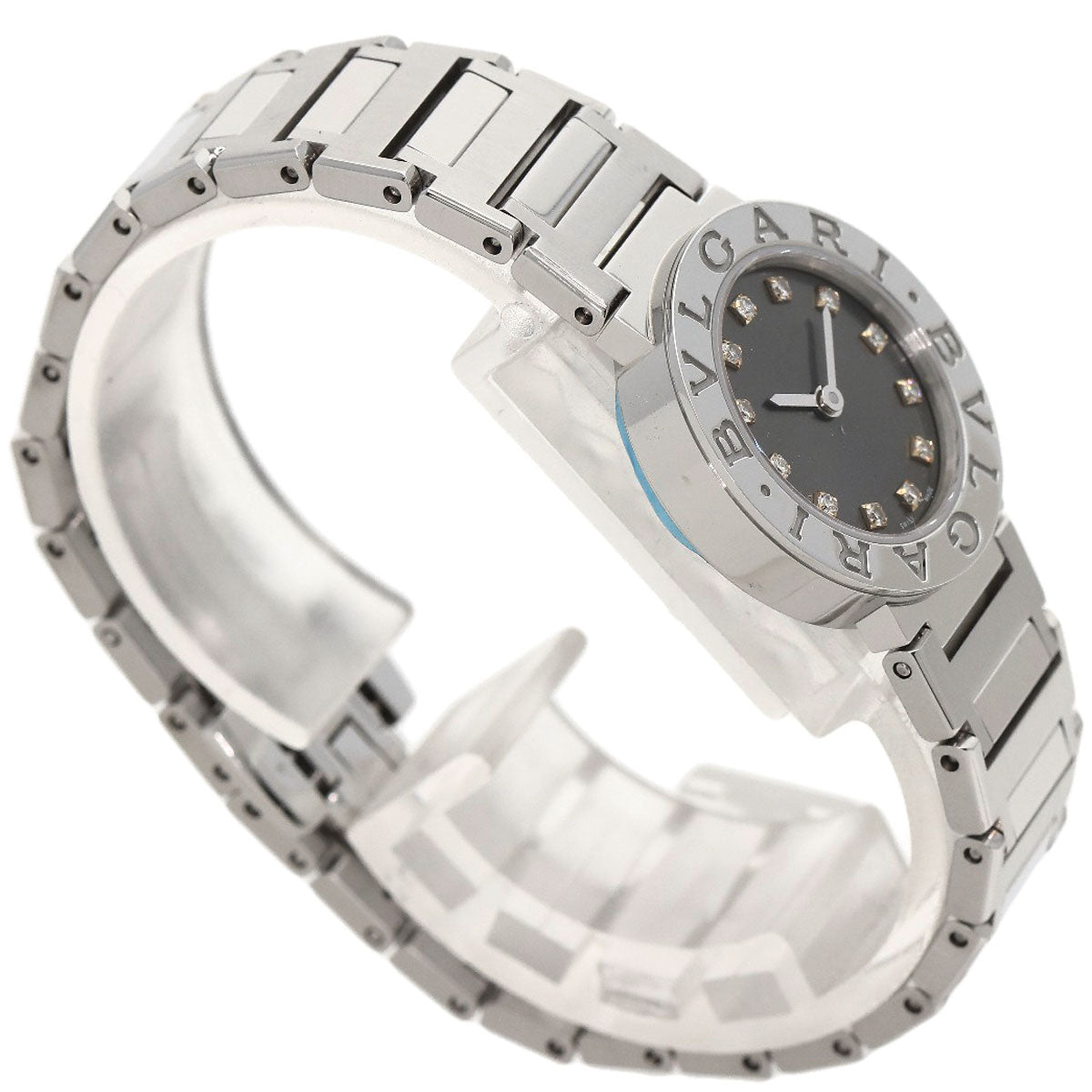 BVLGARI BVLGARI BVLGARI 12P Diamond Watches BB23S Stainless Steel/Stainless Steel Ladies