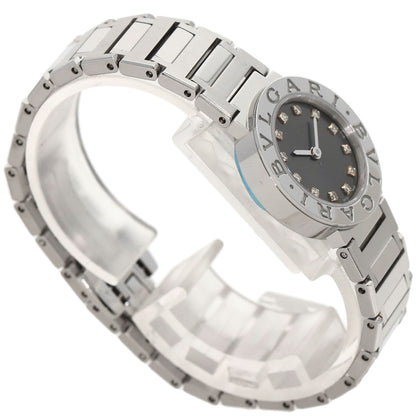 BVLGARI BVLGARI BVLGARI 12P Diamond Watches BB23S Stainless Steel/Stainless Steel Ladies