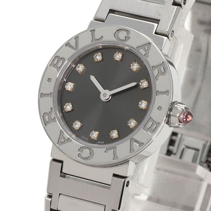 BVLGARI BVLGARI BVLGARI 12P Diamond Watches BB23S Stainless Steel/Stainless Steel Ladies