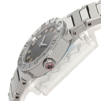 BVLGARI BVLGARI BVLGARI 12P Diamond Watches BB23S Stainless Steel/Stainless Steel Ladies