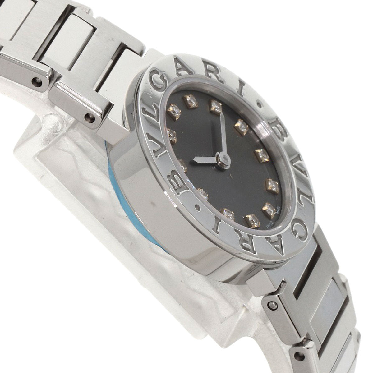 BVLGARI BVLGARI BVLGARI 12P Diamond Watches BB23S Stainless Steel/Stainless Steel Ladies