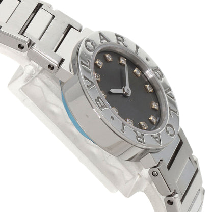 BVLGARI BVLGARI BVLGARI 12P Diamond Watches BB23S Stainless Steel/Stainless Steel Ladies