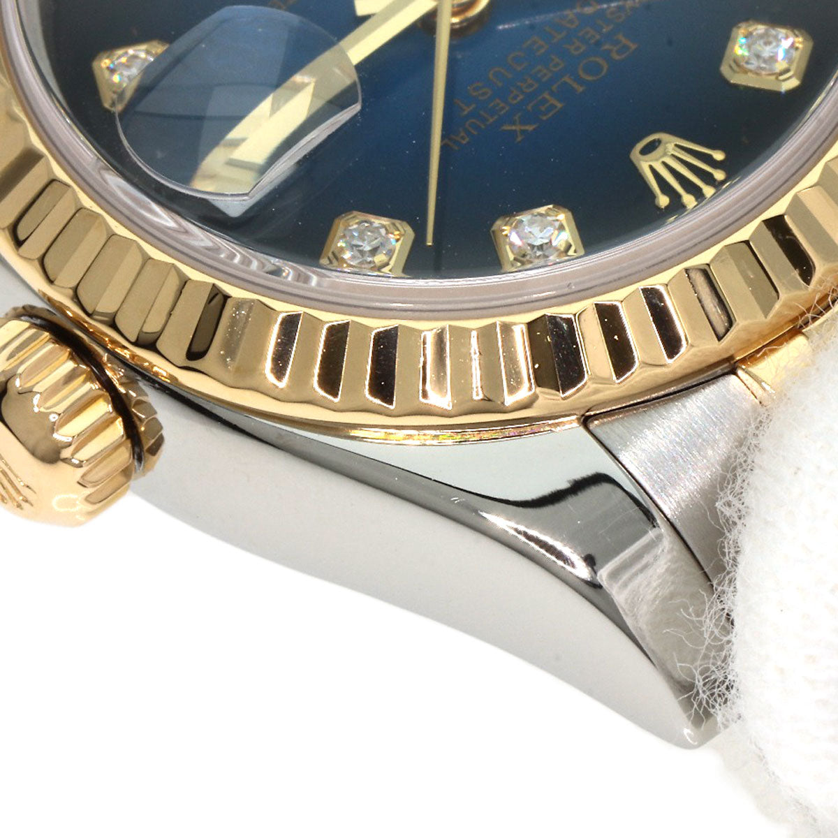 ROLEX DATEJUST 10P Diamond Watches 179173G Stainless Steel/SSxK18YG Ladies