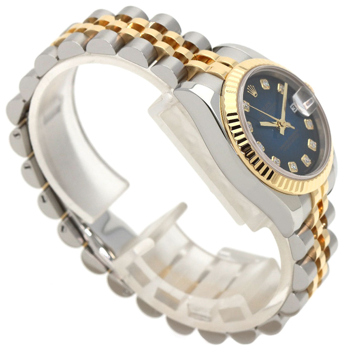 ROLEX DATEJUST 10P Diamond Watches 179173G Stainless Steel/SSxK18YG Ladies