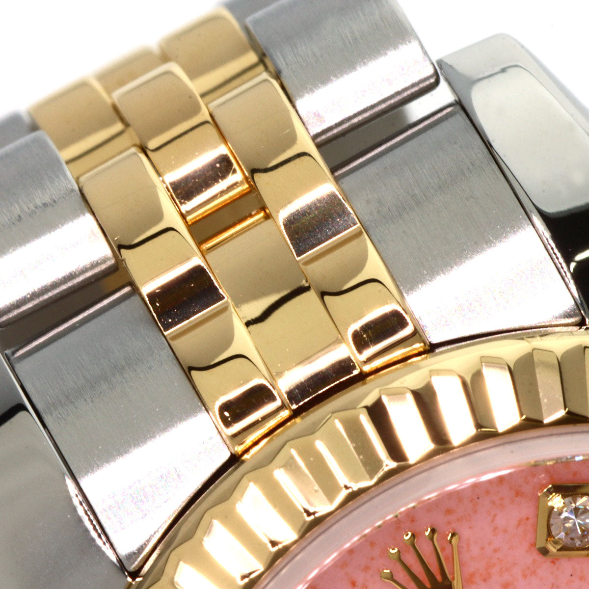ROLEX DATEJUST 10P Diamond Watches 179173OPG Stainless Steel/SSxK18YG Ladies