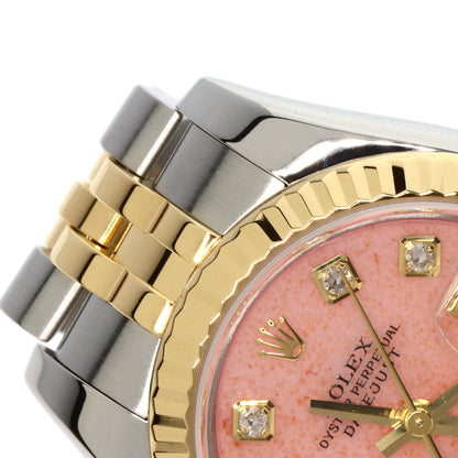 ROLEX DATEJUST 10P Diamond Watches 179173OPG Stainless Steel/SSxK18YG Ladies