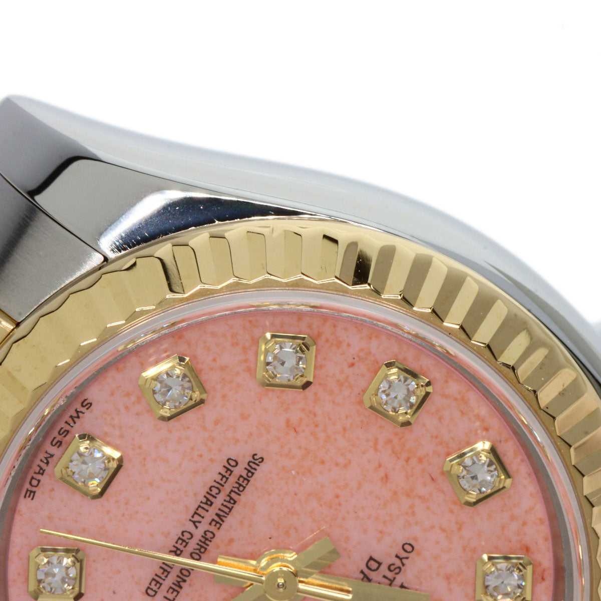 ROLEX DATEJUST 10P Diamond Watches 179173OPG Stainless Steel/SSxK18YG Ladies