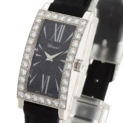 Chopard Classic Aventurine Watches 13/6973-20 K18 White Gold/Leather Ladies