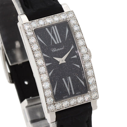 Chopard Classic Aventurine Watches 13/6973-20 K18 White Gold/Leather Ladies