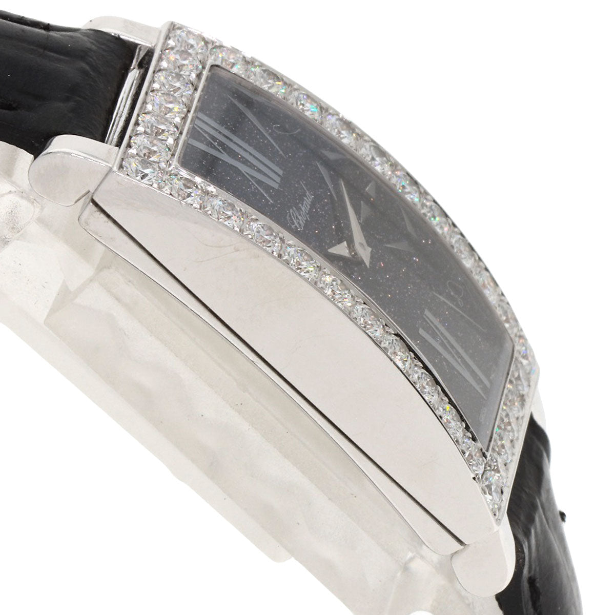 Chopard Classic Aventurine Watches 13/6973-20 K18 White Gold/Leather Ladies