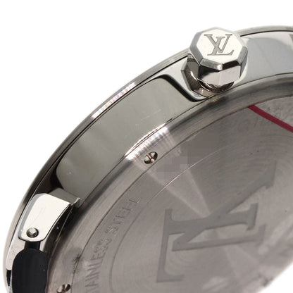 LOUIS VUITTON Tambour Slim Kim Jones Limited Watches Q1D Stainless Steel/Leather mens