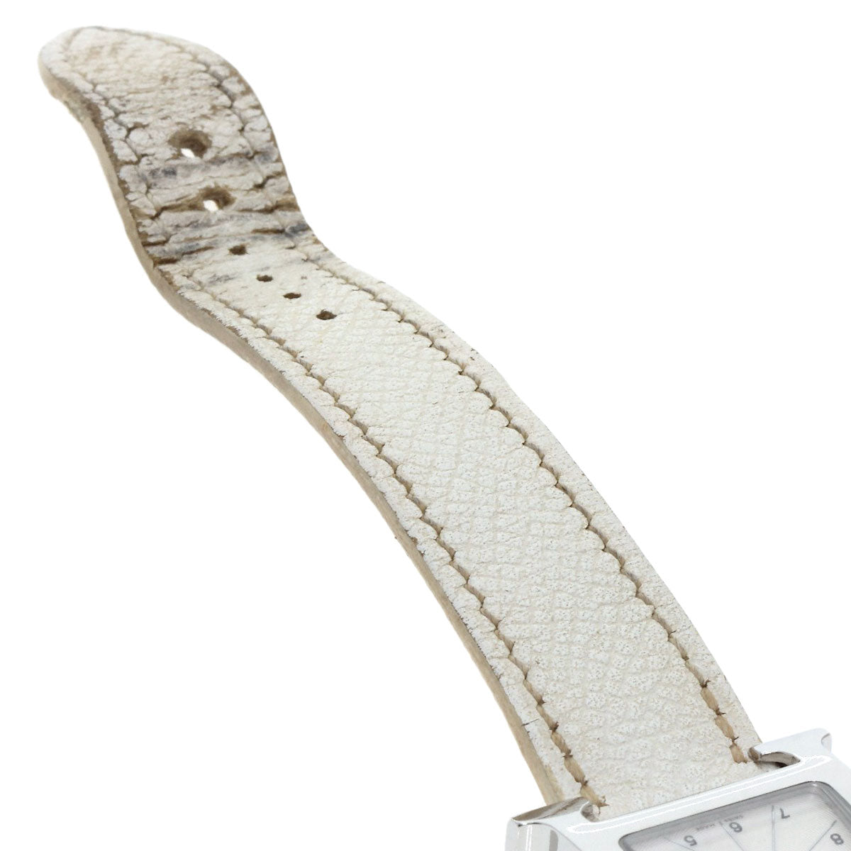 HERMES H watch Watches HH1.210 Stainless Steel/Leather Ladies