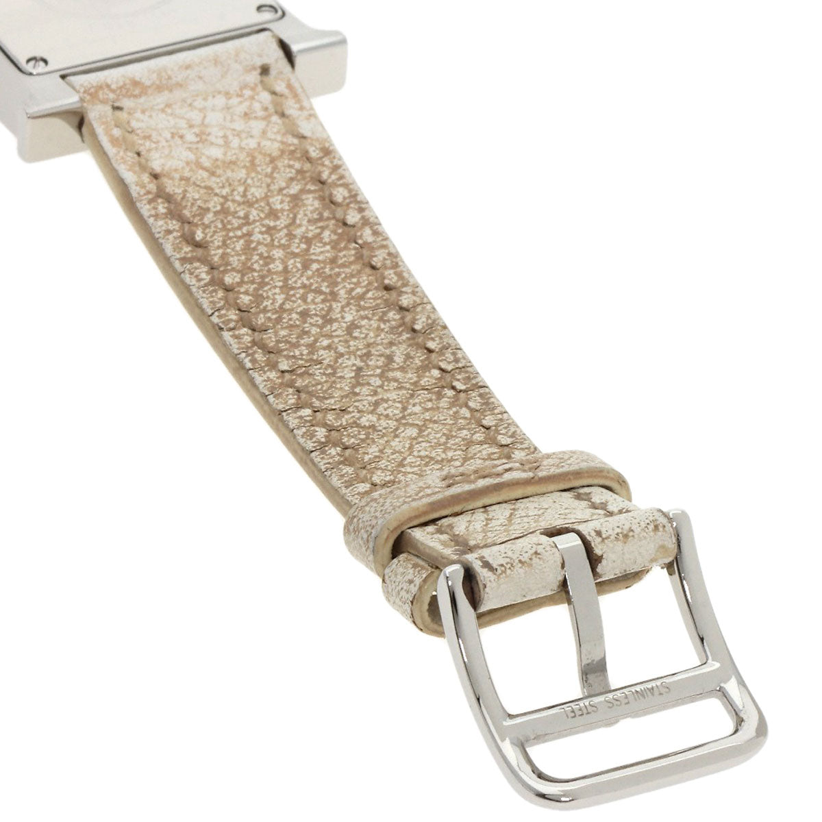 HERMES H watch Watches HH1.210 Stainless Steel/Leather Ladies