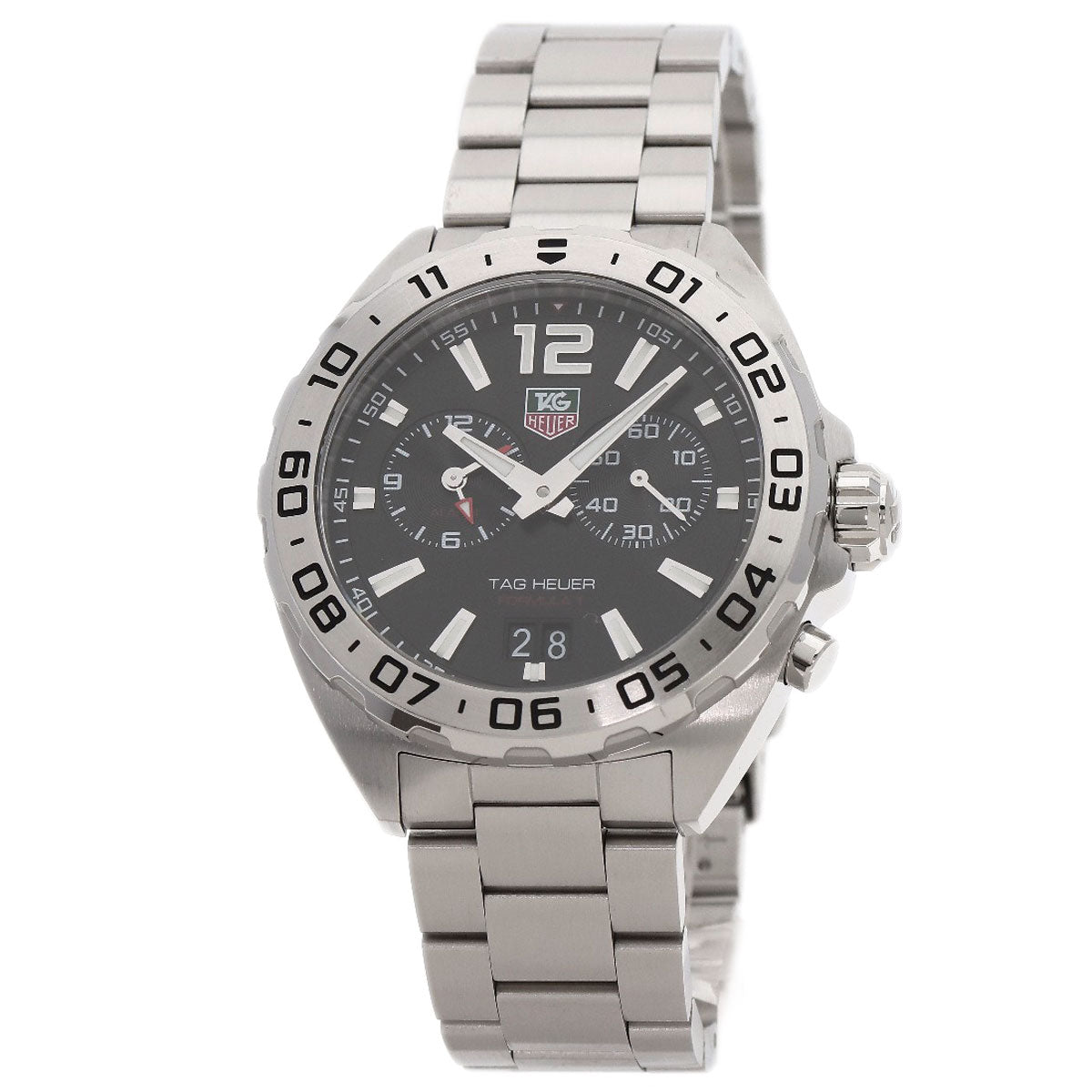 TAG HEUER TAG Heuer FORMULA1 Alarm Watches WAZ111A Stainless Steel/Stainless Steel mens
