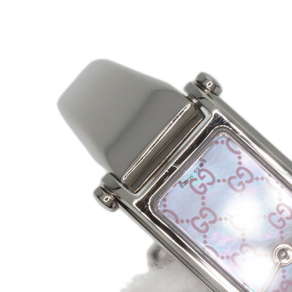 GUCCI 1P Diamond Watches 1500L Stainless Steel/Stainless Steel Ladies