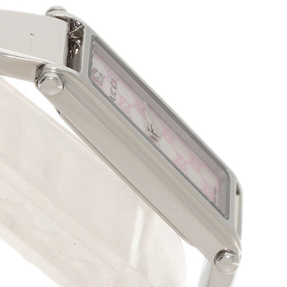 GUCCI 1P Diamond Watches 1500L Stainless Steel/Stainless Steel Ladies
