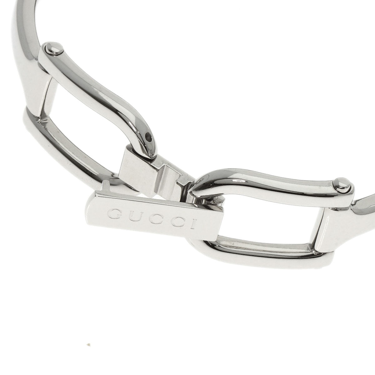 GUCCI 1P Diamond Watches 1500L Stainless Steel/Stainless Steel Ladies