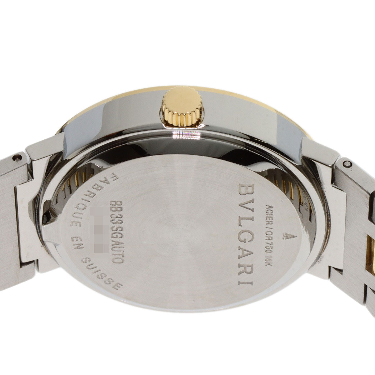 BVLGARI BVLGARI BVLGARI Watches BB33SG Stainless Steel/SSxK18YG mens