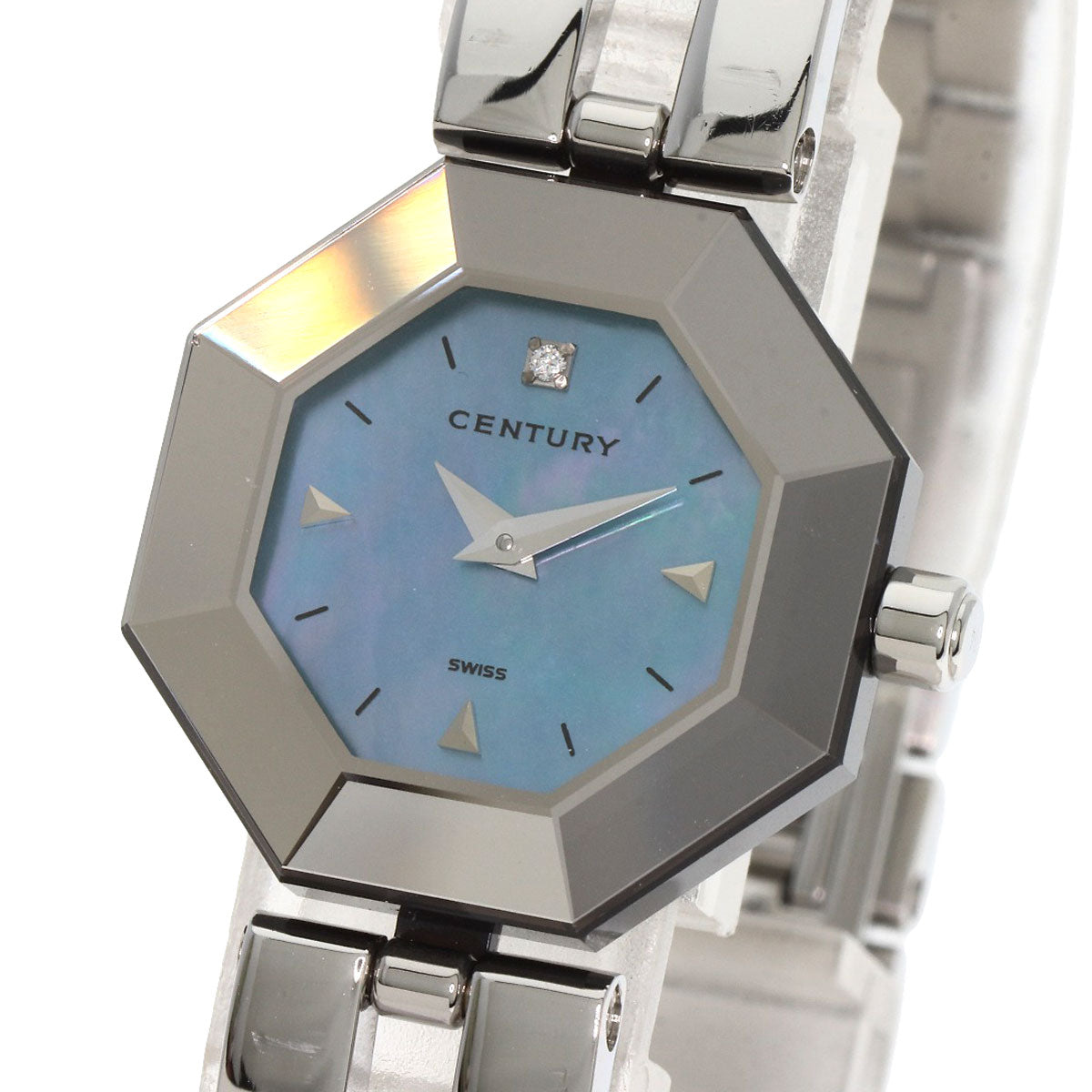 CENTURY Time Gem 1P Diamond Watches Stainless Steel/Stainless Steel Ladies