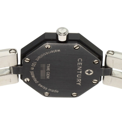 CENTURY Time Gem 1P Diamond Watches Stainless Steel/Stainless Steel Ladies