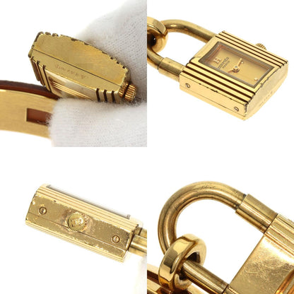 HERMES Kelly watch Watches Gold Plated/Leather Ladies