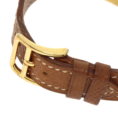HERMES Kelly watch Watches Gold Plated/Leather Ladies