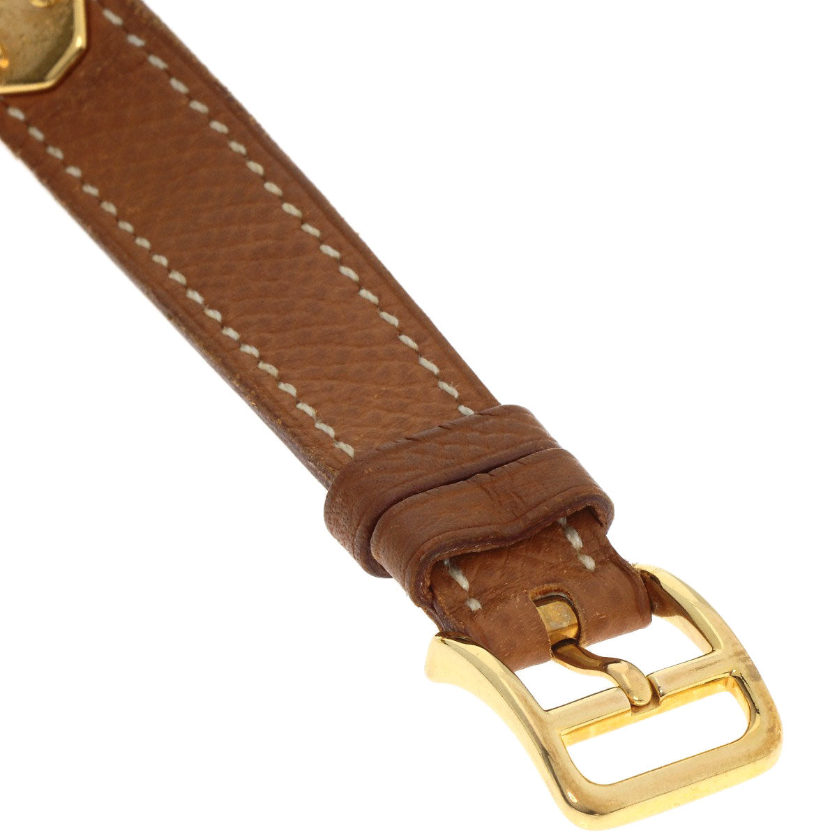 HERMES Kelly watch Watches Gold Plated/Leather Ladies