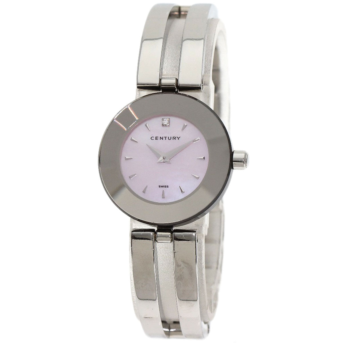 CENTURY Time Gem 1P Diamond Watches Stainless Steel/Stainless Steel Ladies
