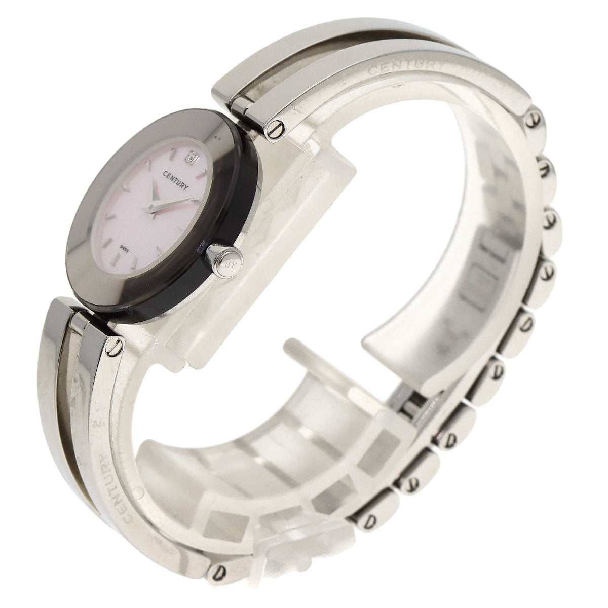 CENTURY Time Gem 1P Diamond Watches Stainless Steel/Stainless Steel Ladies