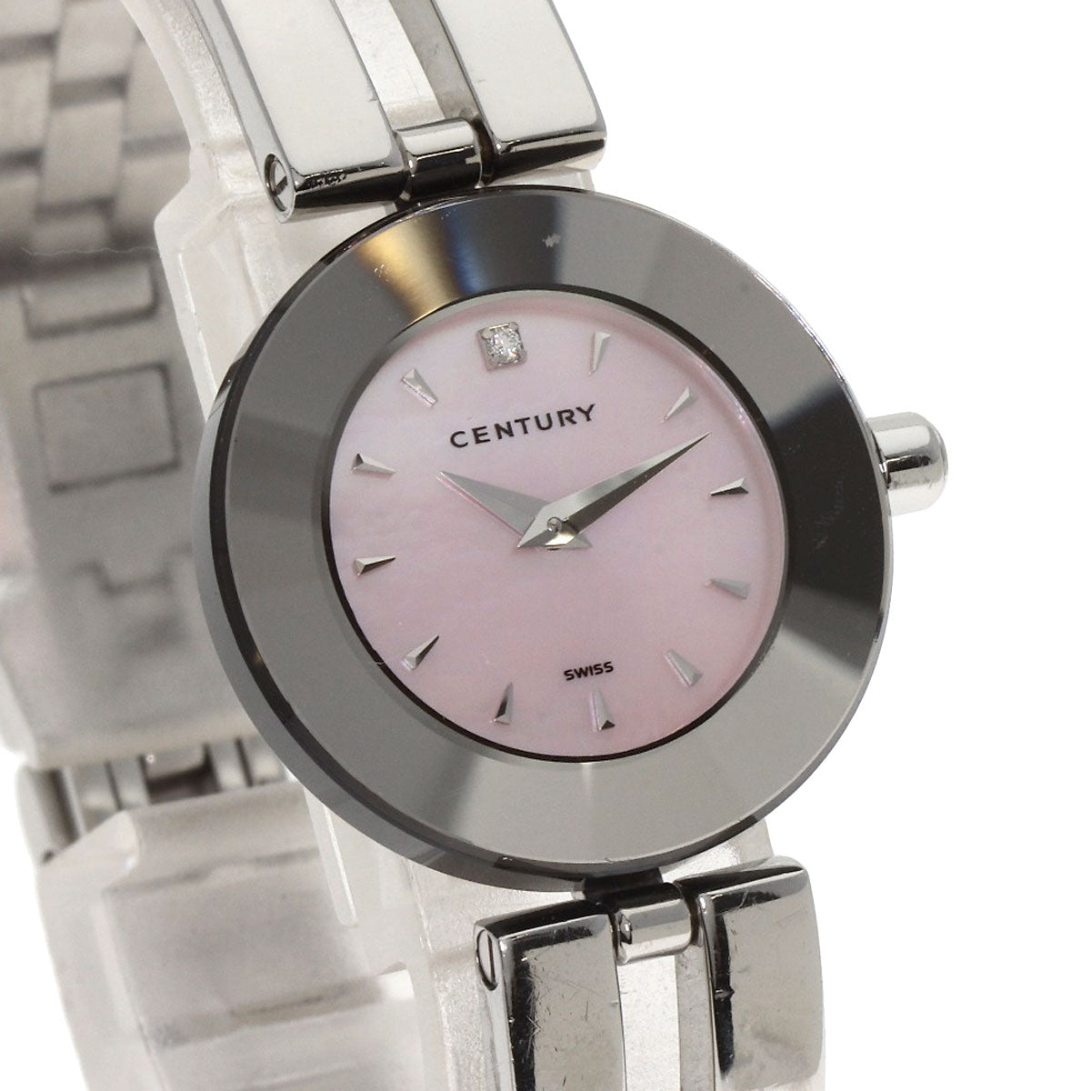 CENTURY Time Gem 1P Diamond Watches Stainless Steel/Stainless Steel Ladies