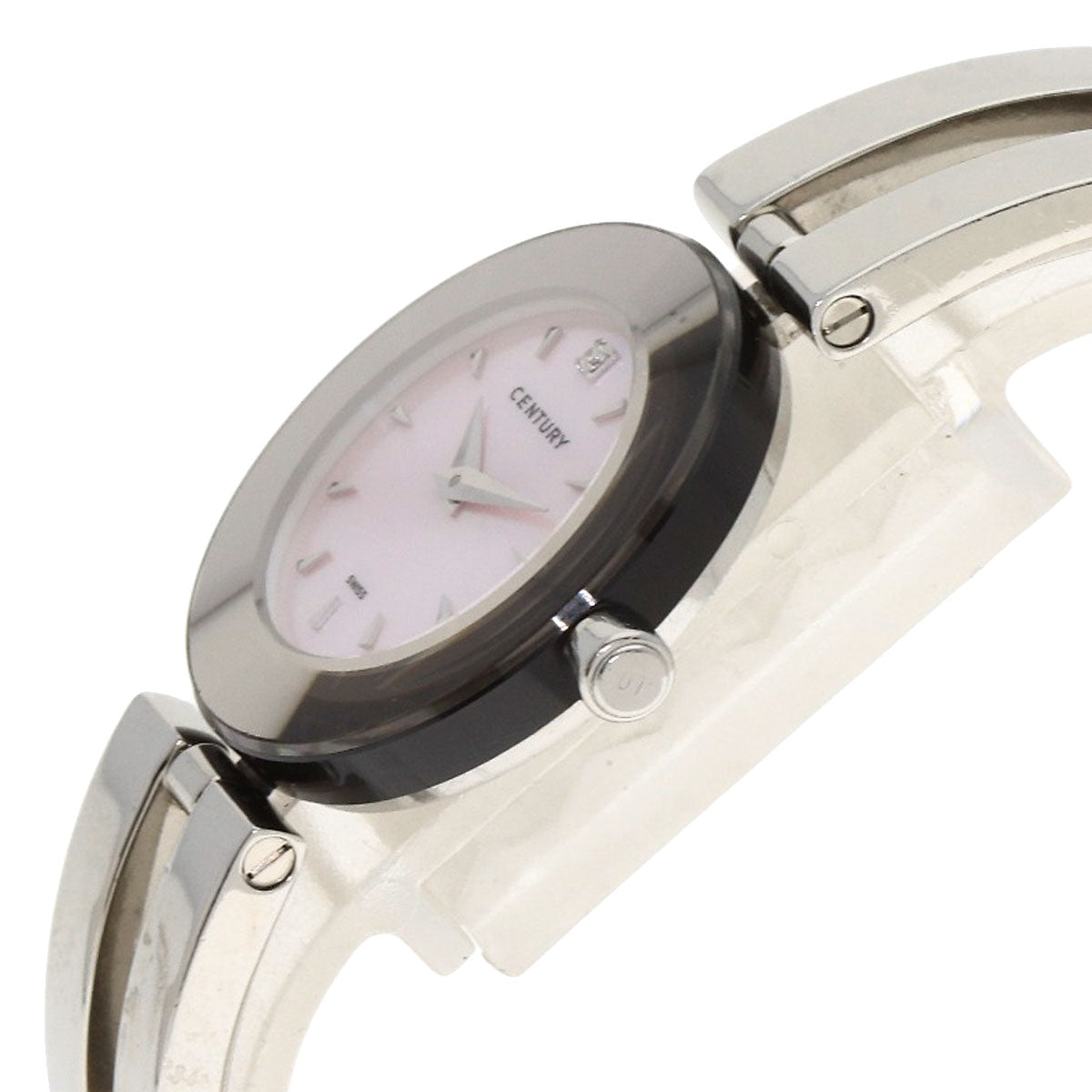 CENTURY Time Gem 1P Diamond Watches Stainless Steel/Stainless Steel Ladies