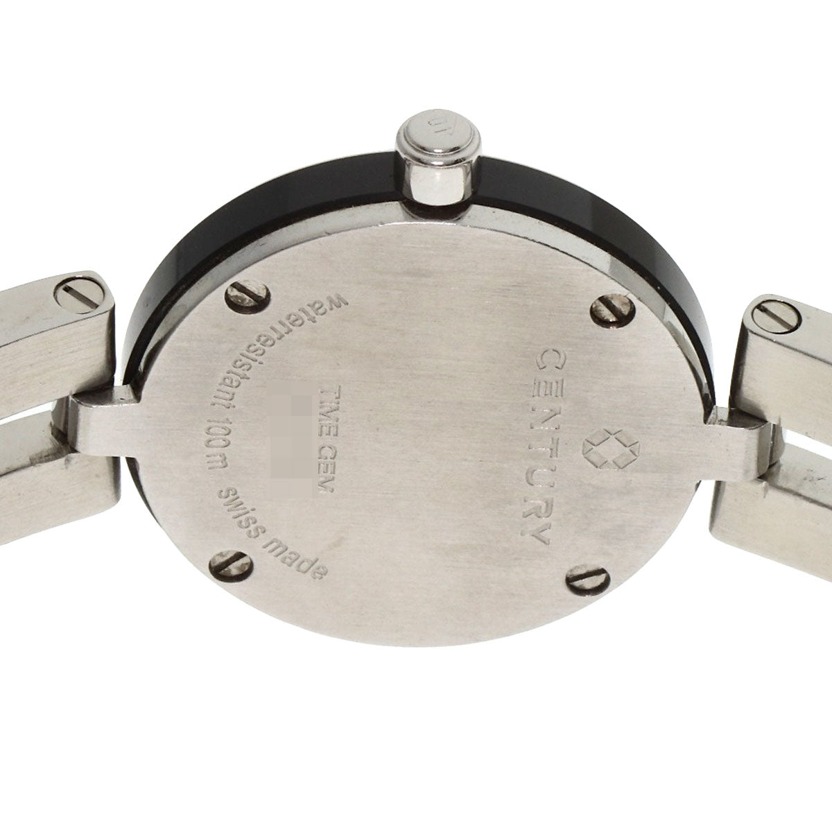 CENTURY Time Gem 1P Diamond Watches Stainless Steel/Stainless Steel Ladies