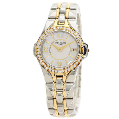 PATEK PHILIPPE Sculpture Diamond Bezel Watches 4891/1 Stainless Steel/SSxK18YG Ladies