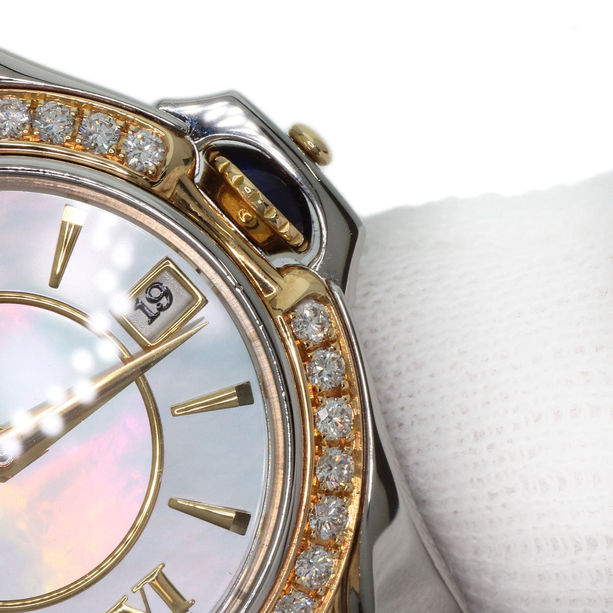 PATEK PHILIPPE Sculpture Diamond Bezel Watches 4891/1 Stainless Steel/SSxK18YG Ladies