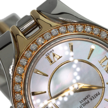 PATEK PHILIPPE Sculpture Diamond Bezel Watches 4891/1 Stainless Steel/SSxK18YG Ladies