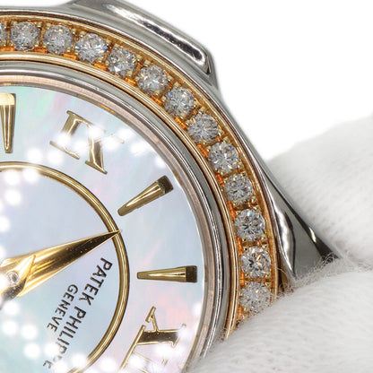 PATEK PHILIPPE Sculpture Diamond Bezel Watches 4891/1 Stainless Steel/SSxK18YG Ladies