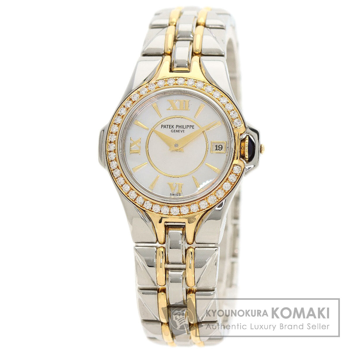 PATEK PHILIPPE Sculpture Diamond Bezel Watches 4891/1 Stainless Steel/SSxK18YG Ladies