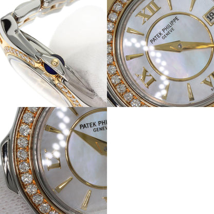 PATEK PHILIPPE Sculpture Diamond Bezel Watches 4891/1 Stainless Steel/SSxK18YG Ladies