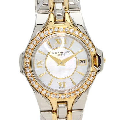 PATEK PHILIPPE Sculpture Diamond Bezel Watches 4891/1 Stainless Steel/SSxK18YG Ladies