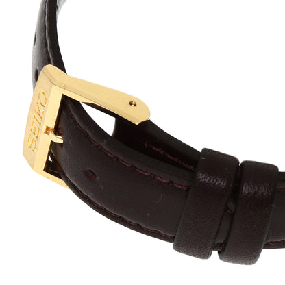 SEIKO Chariot Watches 2220-0180 K18 Yellow Gold/Leather mens