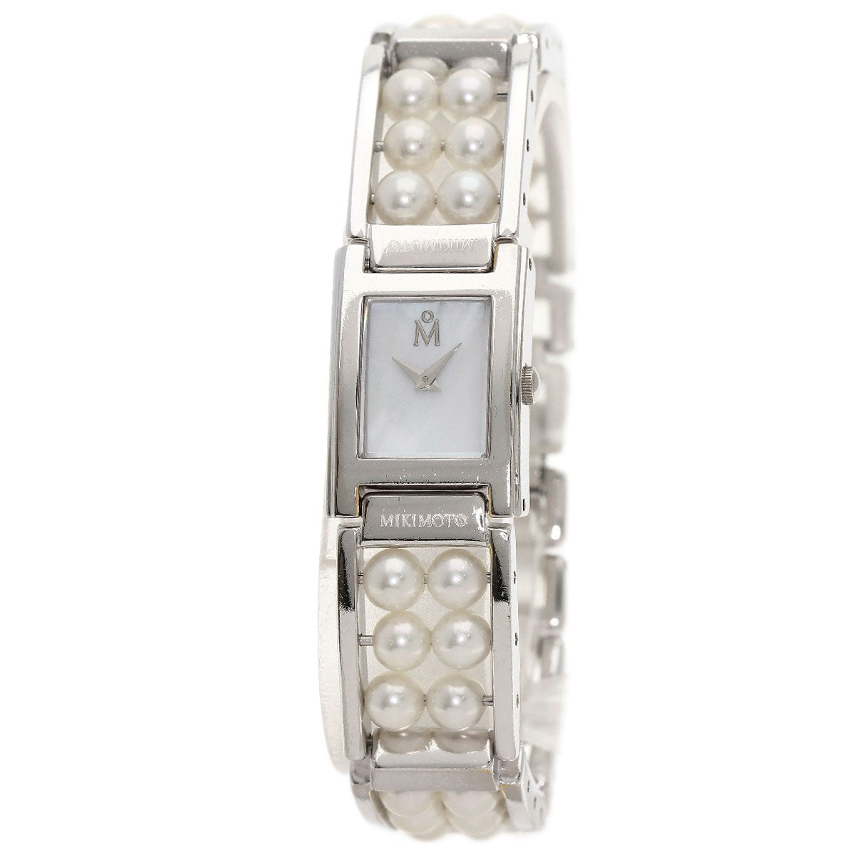 MIKIMOTO Pearl watch Watches NNS-8019PF Stainless Steel/SSxPearl Ladies