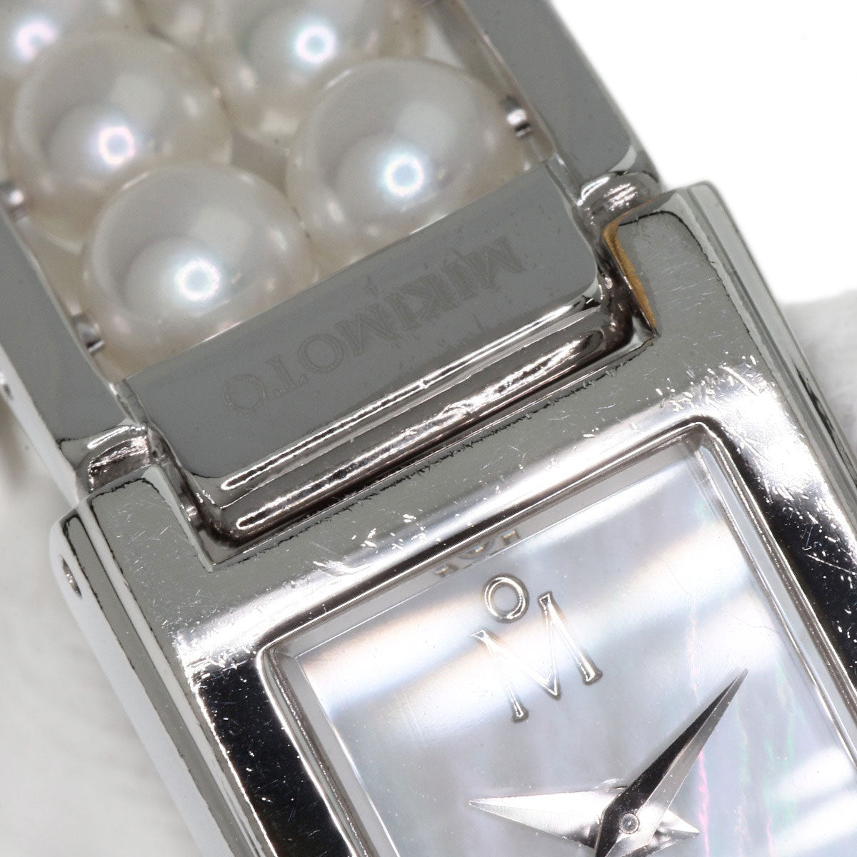 MIKIMOTO Pearl watch Watches NNS-8019PF Stainless Steel/SSxPearl Ladies