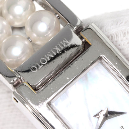 MIKIMOTO Pearl watch Watches NNS-8019PF Stainless Steel/SSxPearl Ladies