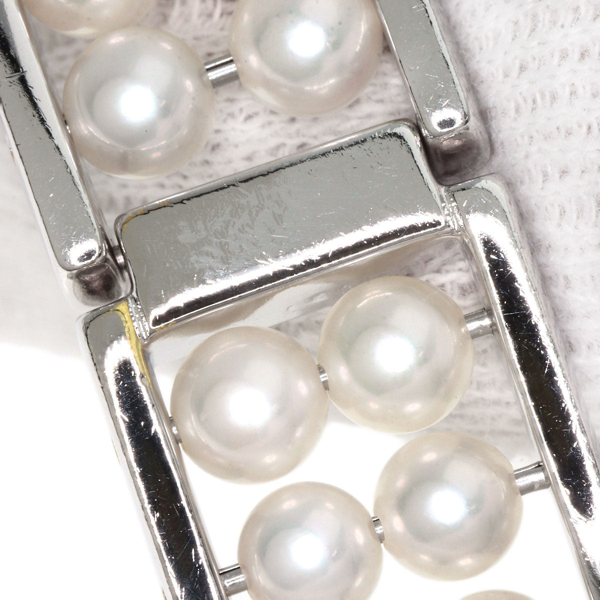 MIKIMOTO Pearl watch Watches NNS-8019PF Stainless Steel/SSxPearl Ladies