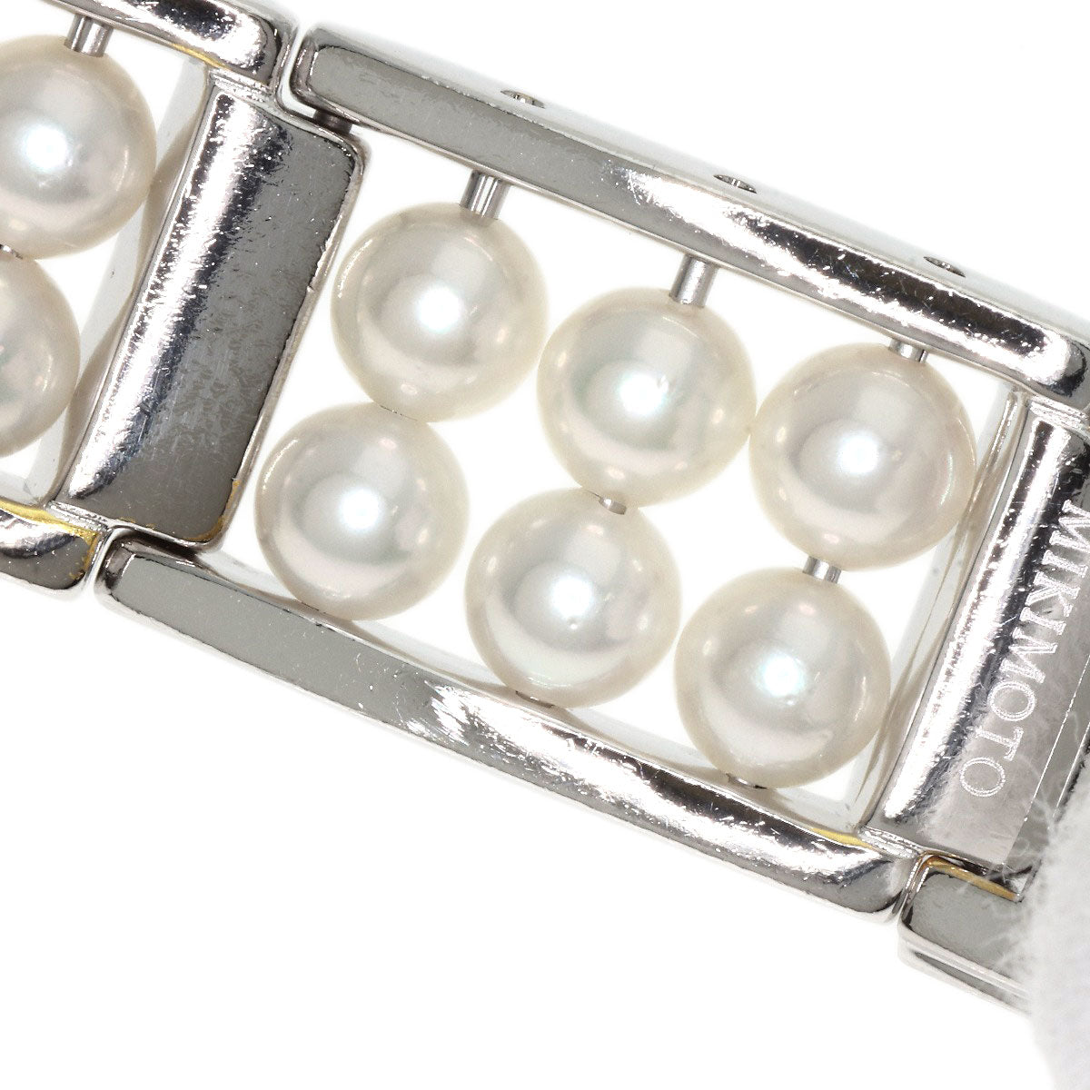 MIKIMOTO Pearl watch Watches NNS-8019PF Stainless Steel/SSxPearl Ladies