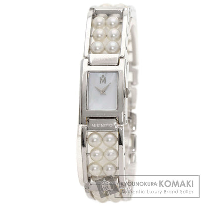 MIKIMOTO Pearl watch Watches NNS-8019PF Stainless Steel/SSxPearl Ladies