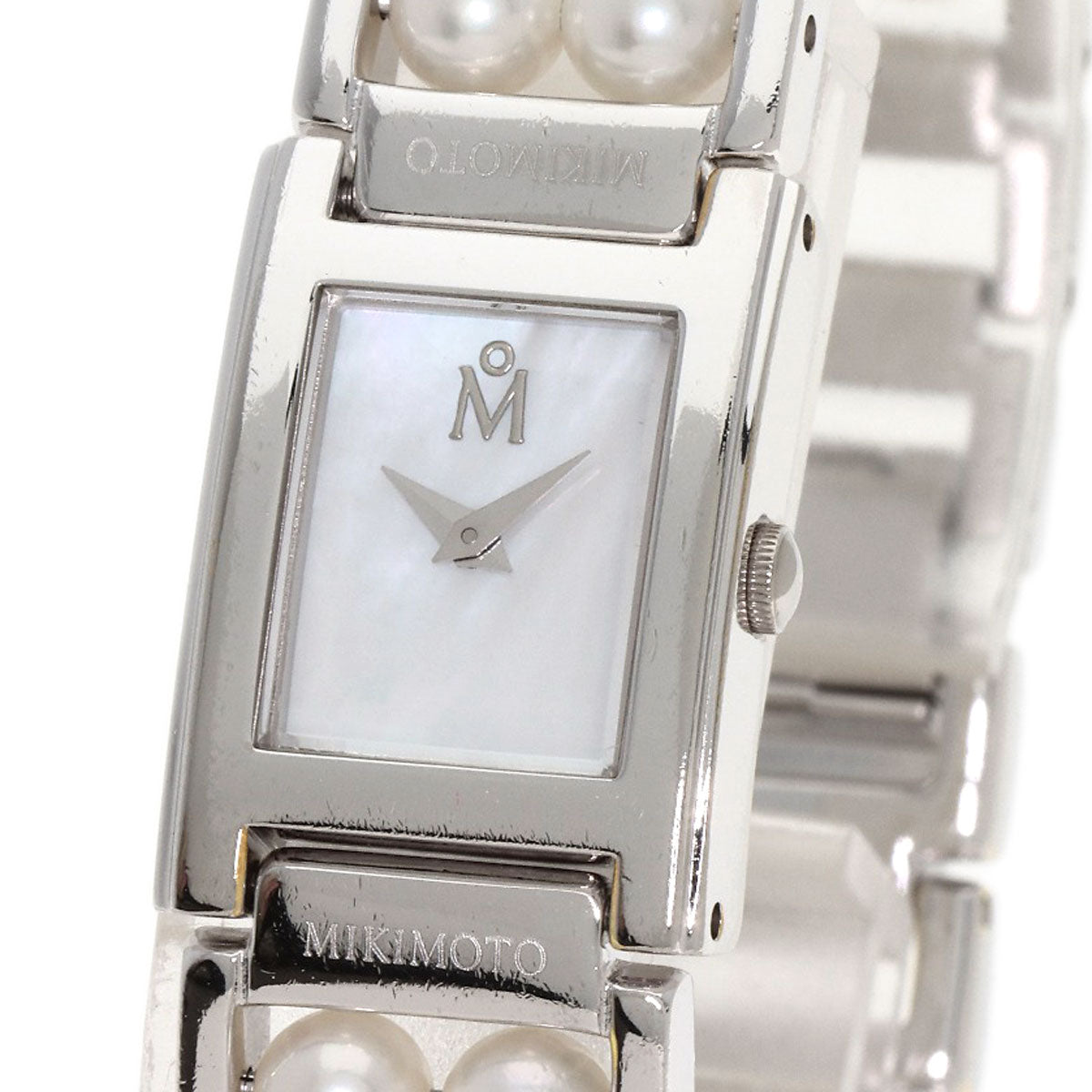 MIKIMOTO Pearl watch Watches NNS-8019PF Stainless Steel/SSxPearl Ladies