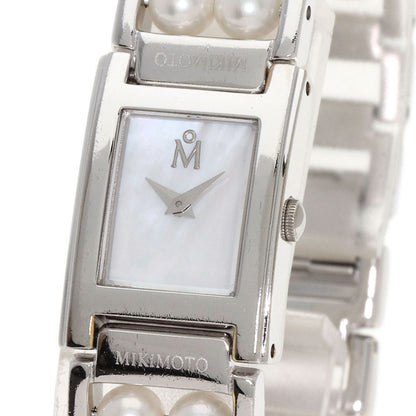 MIKIMOTO Pearl watch Watches NNS-8019PF Stainless Steel/SSxPearl Ladies