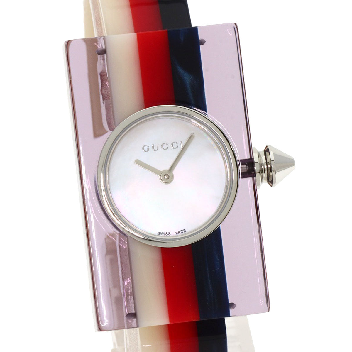 GUCCI Vintage web Watches YA143523 Stainless Steel/acrylic resin Ladies